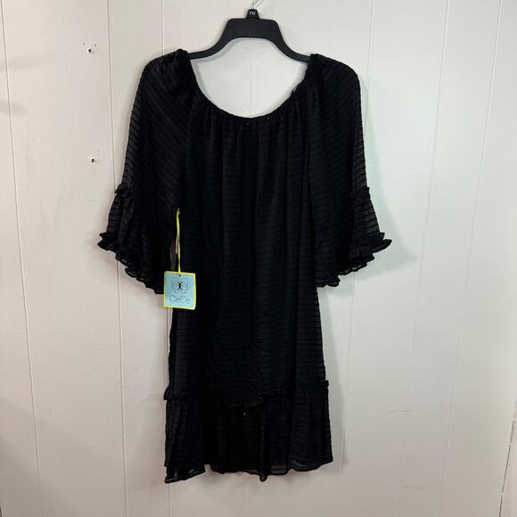CeCe Womens Mini Dress Size Medium Black Witchy Coquette Whimsigoth New - Picture 6 of 10